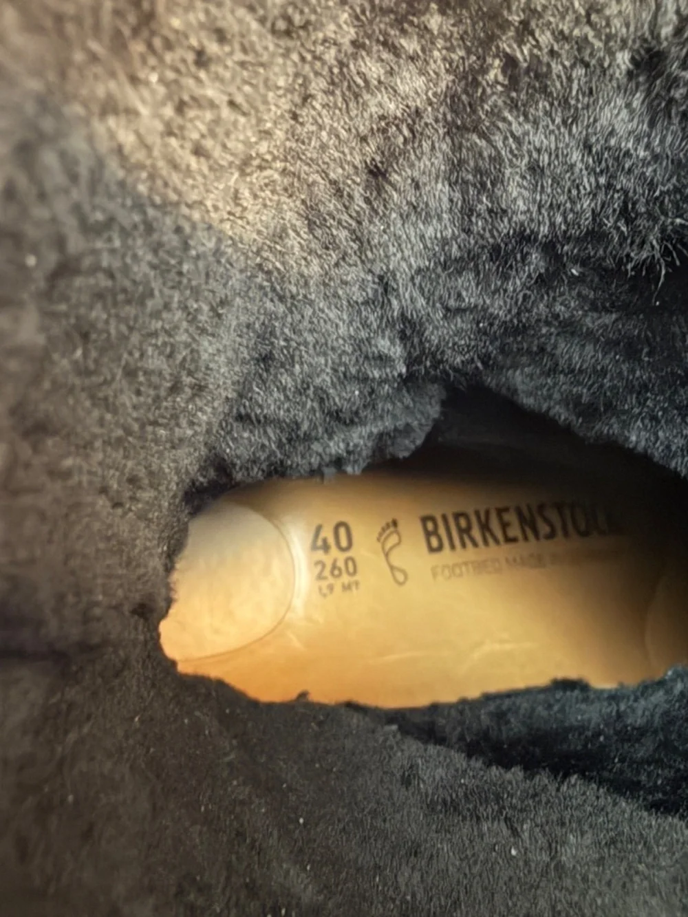 Birkenstock Uppsala Shearling Black Leather Boots - 40 EU (9 - 9.5 US)